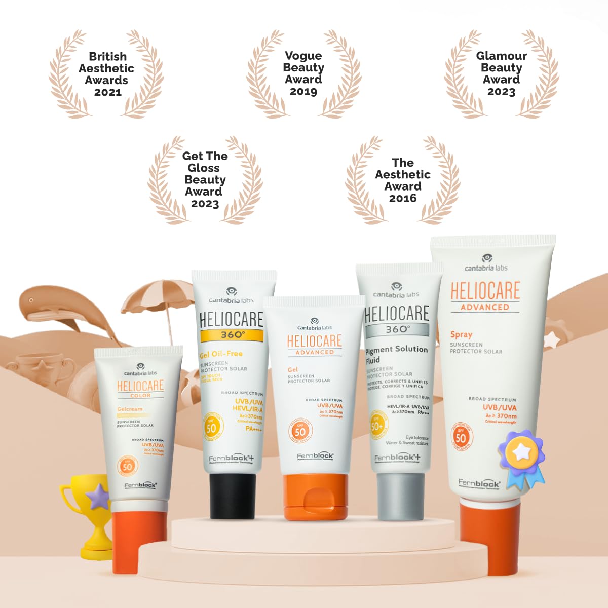 Heliocare Gel Sunscreen For Face 50ML