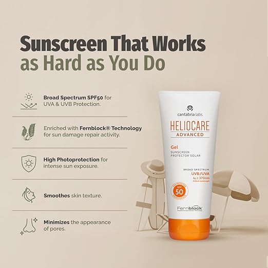 Heliocare Gel Sunscreen For Face 50ML